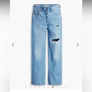LEVI’S RIBCAGE STRAIGHT ANKLE JEANS SIZE 25